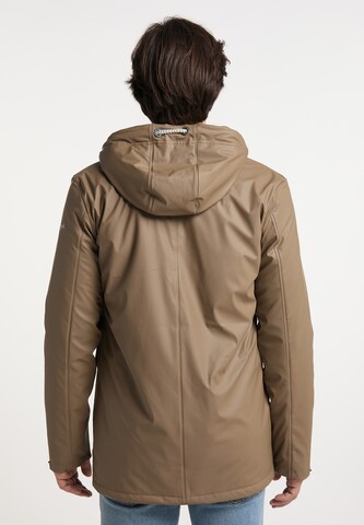 Schmuddelwedda Between-Season Jacket in Brown