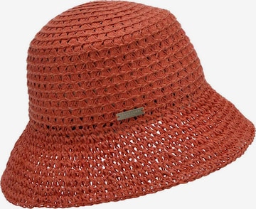 Seeberger Hat 'Hut' in Orange: front