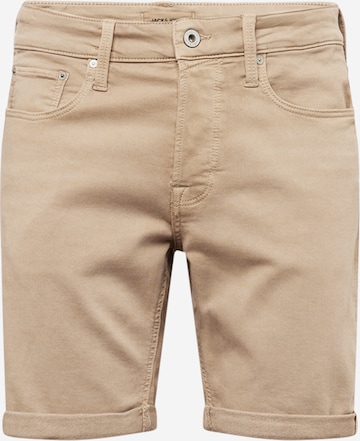 JACK & JONES Jeansy 'JJIRICK JJICON' w kolorze zielony: przód