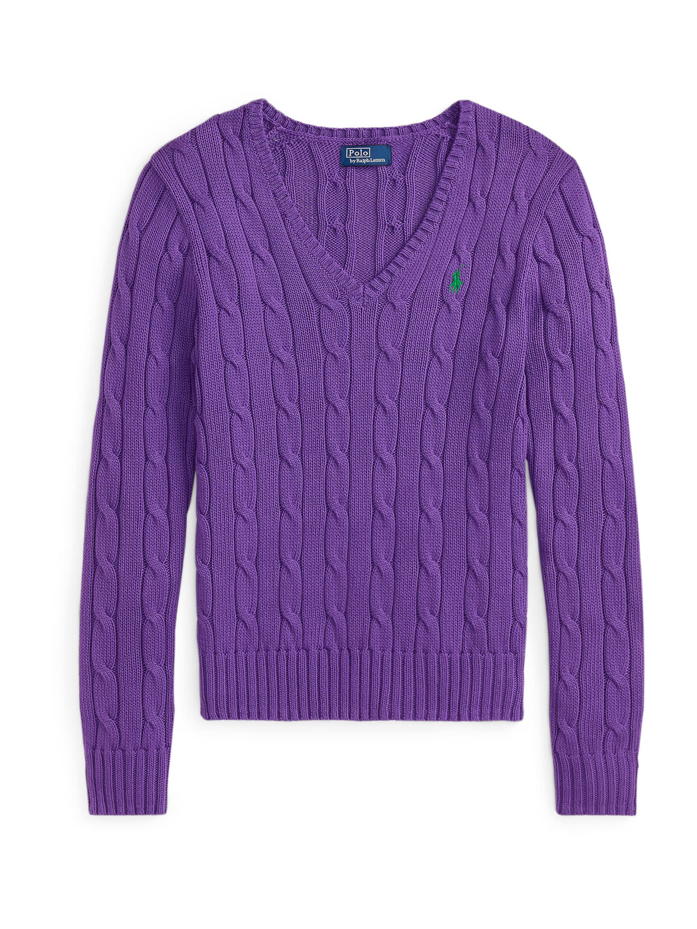 Polo Ralph Lauren Свитер в Лиловый: спереди