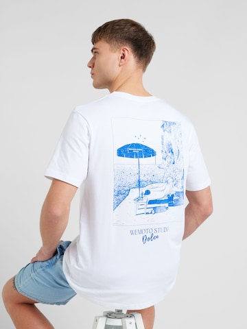 T-Shirt 'Amalfi' Wemoto en blanc