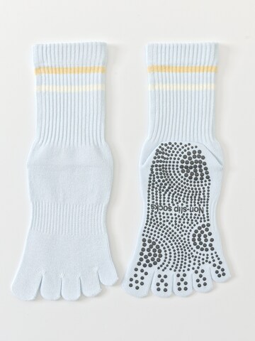 Millo Athletic Socks 'Freedome Yoga' in Blue
