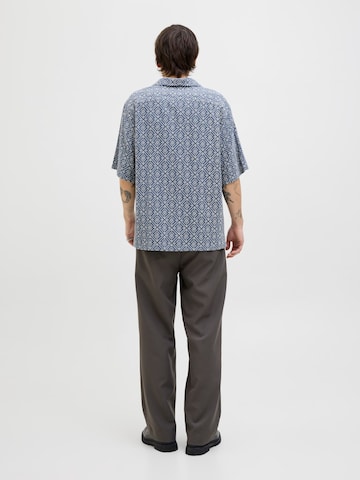 JACK & JONES Comfort fit Button Up Shirt 'JPRBLUVincent' in Blue