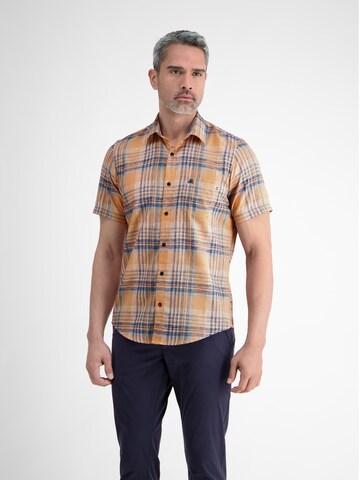 LERROS Regular fit Overhemd in Oranje: voorkant