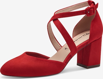 Escarpins Tamaris en rouge : devant