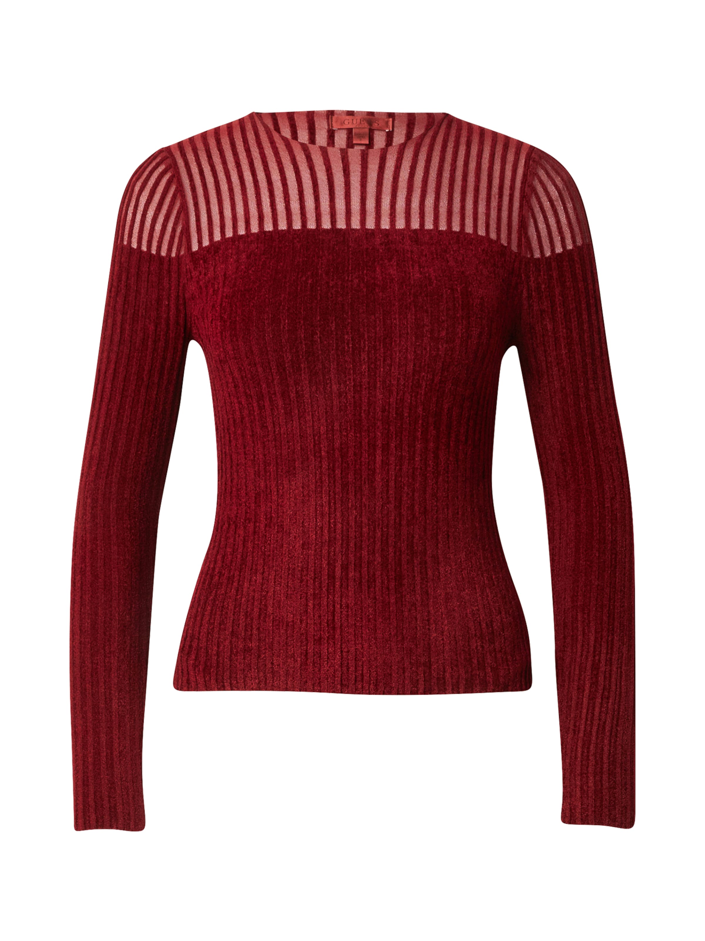 GUESS Pulover 'ROWENA' | temno rdeča barva, Prikaz izdelka