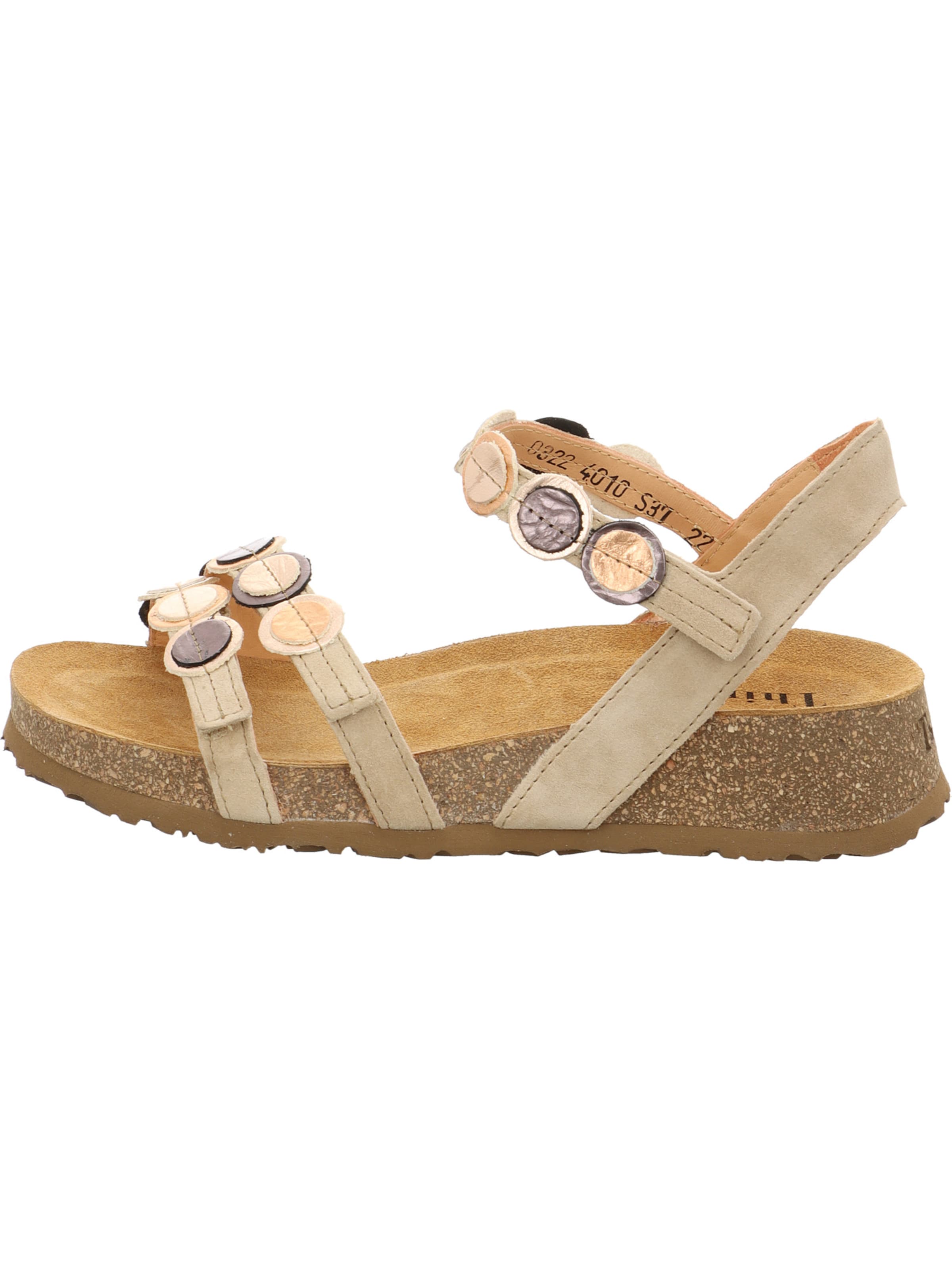 THINK! Strap Sandals 'KOAK DAMEN' in Beige