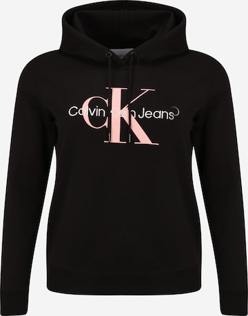 Calvin Klein Jeans Curve Sweatshirt i svart: framsida