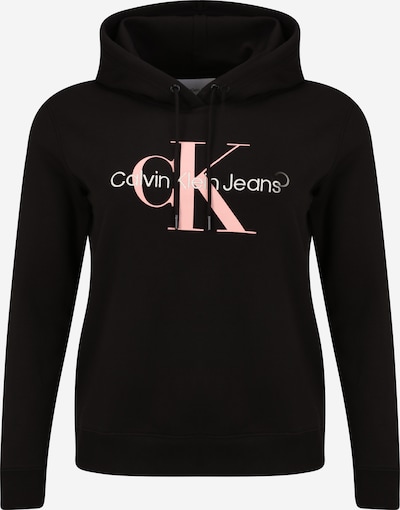 Calvin Klein Jeans Curve Sweatshirt i rosa / svart / hvit, Produktvisning