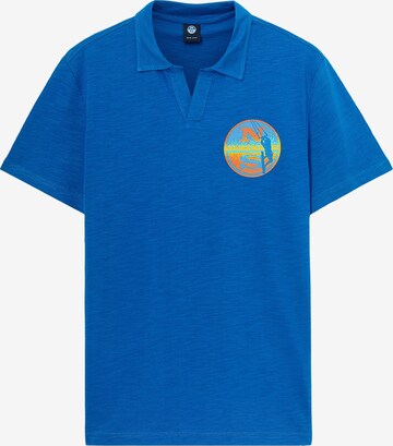 North Sails Poloshirt in Blau: predná strana