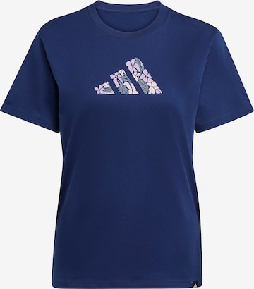 ADIDAS SPORTSWEAR Функциональная футболка 'SOFTS 1' в Синий: спереди
