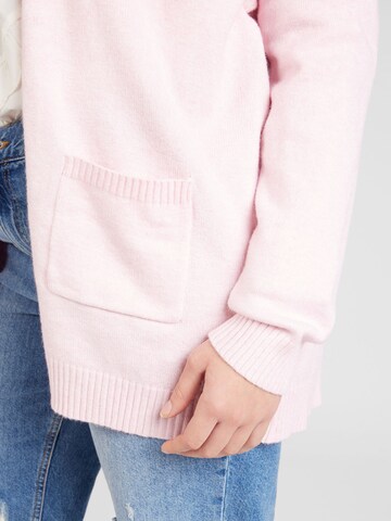 ONLY Carmakoma Knit cardigan 'ESLY' in Pink