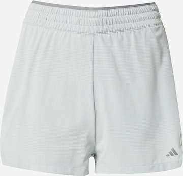 ADIDAS PERFORMANCE Regular Workout Pants in Grey: front