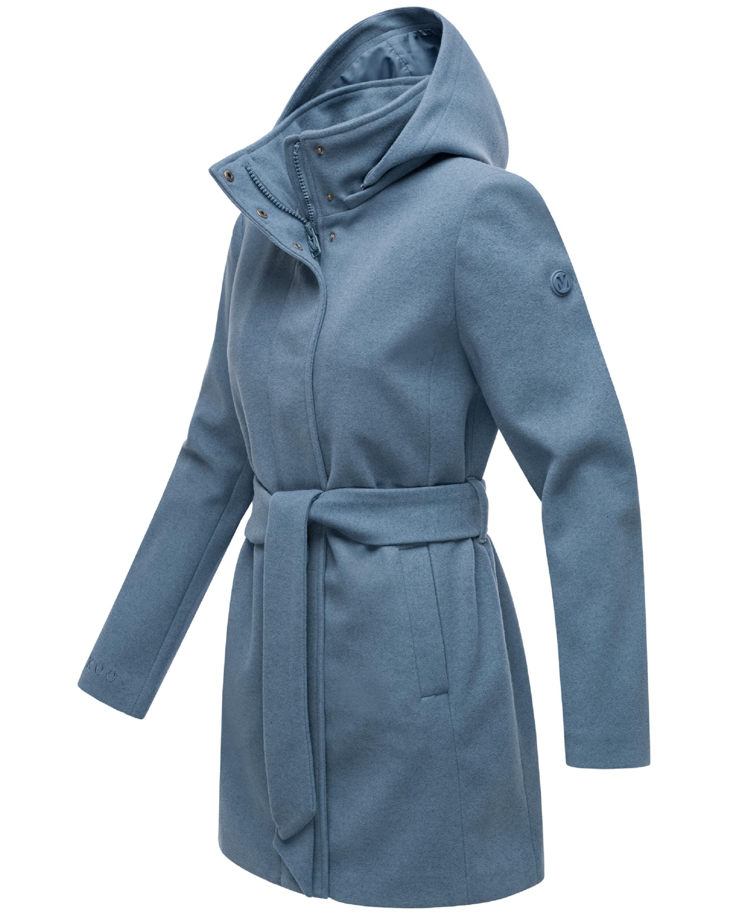 MARIKOO Between-seasons coat 'Katalinaa 16' in Blue
