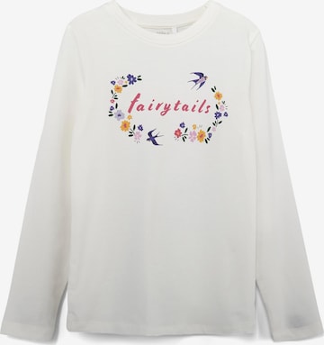NAME IT Shirt 'Ovaline' in White: front