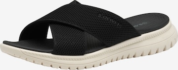 s.Oliver Pantolette in Schwarz: Vorderseite