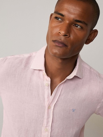 Hackett London Regular Fit Hemd 'Ess' in Pink