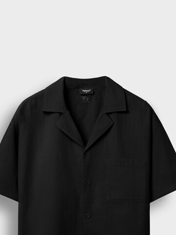 Burocs Regular fit Button Up Shirt in Black