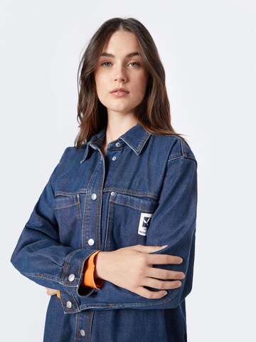 TOM TAILOR DENIM Overgangsjakke i blå