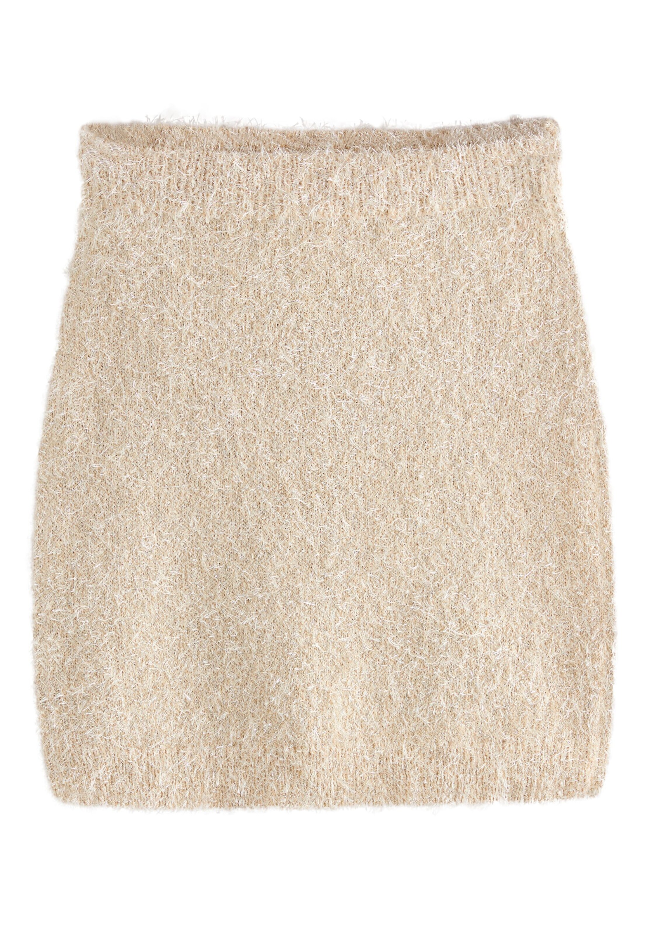 Next Skirt in Beige: front