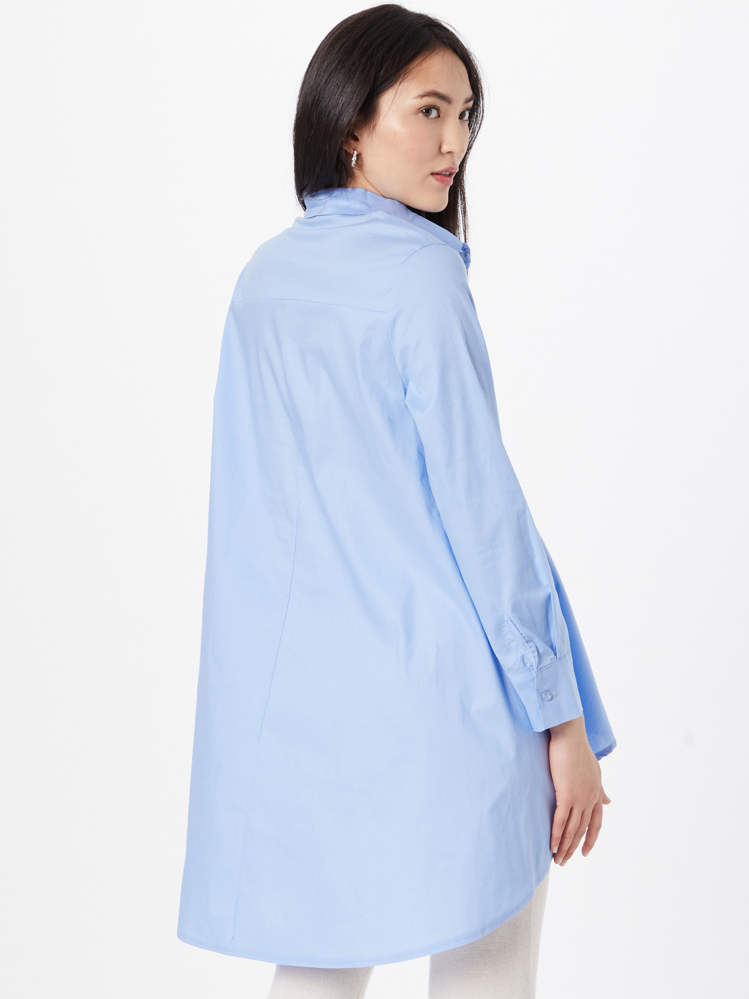 Plus size B7QPI ZABAIONE Bluzka Sina w kolorze Jasnoniebieskim 