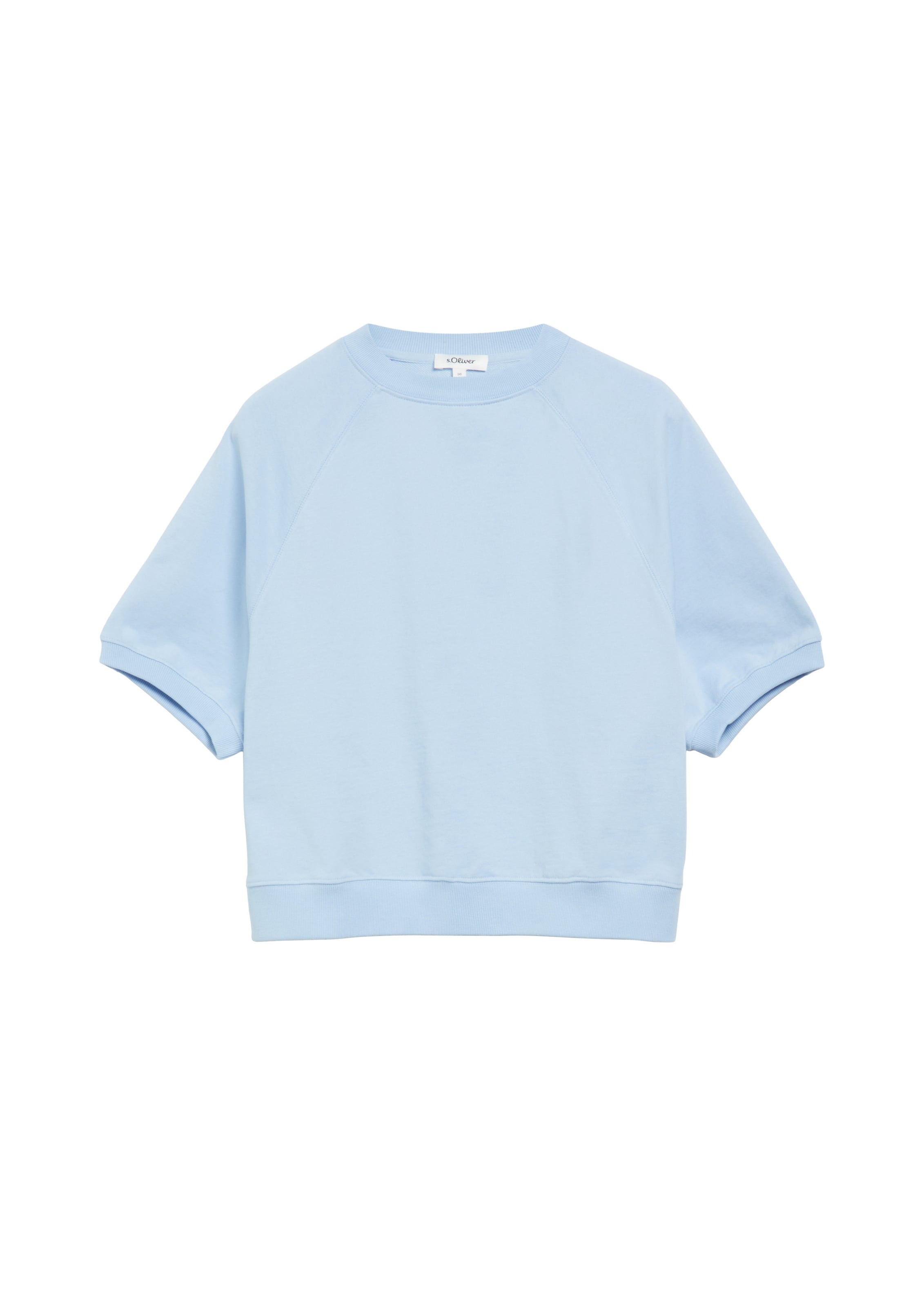 s.Oliver Sweatshirt in Blauw: voorkant