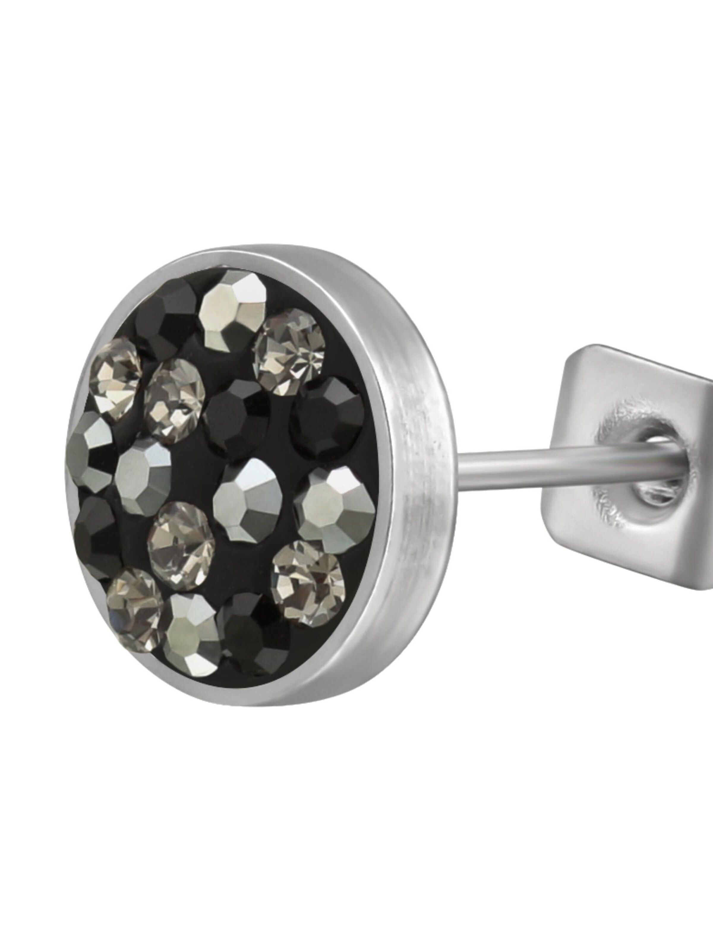 Boucles d'oreilles Maxte en noir