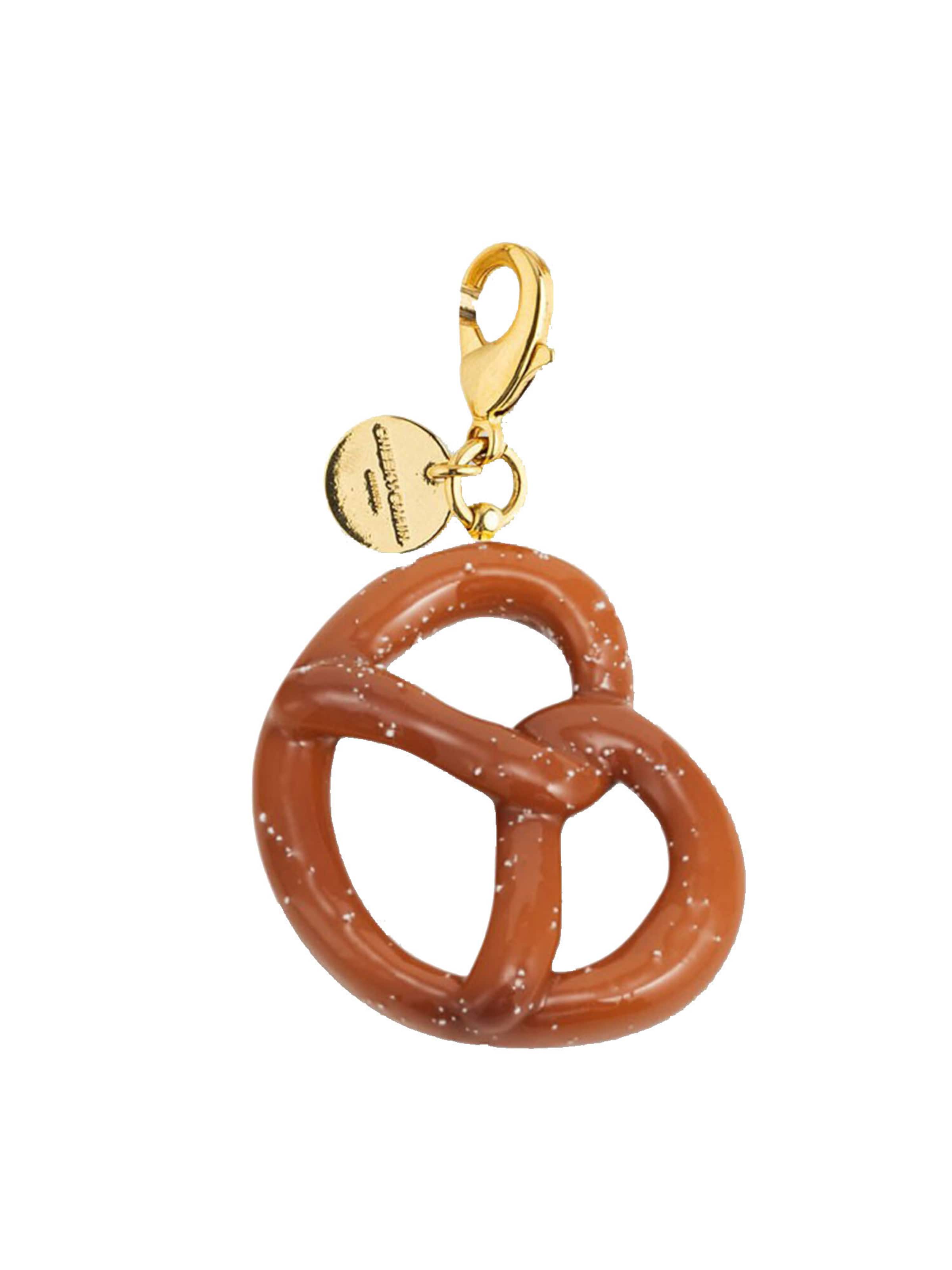 Cheeky Chain Munich Bag accessories 'Brezel' in Brown: front