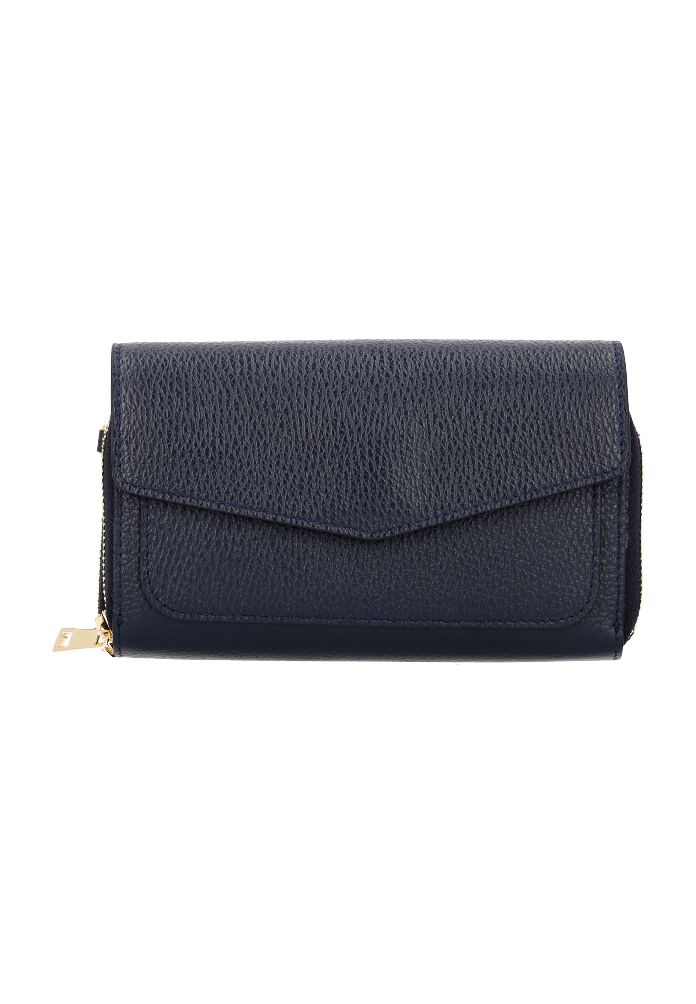 faina Clutch in Blauw: voorkant
