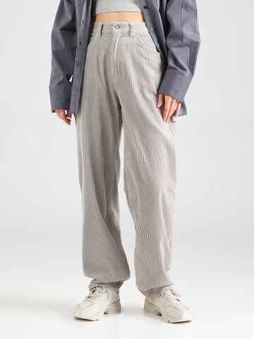 Dr. Denim Loosefit Hose 'Faye' in Grau: Vorderseite
