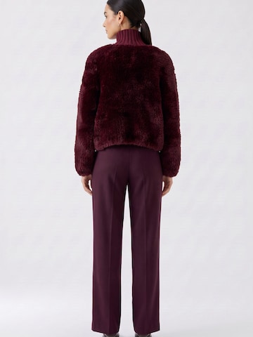 OUI Knit Cardigan in Red