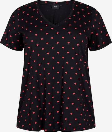 Zizzi Shirt in Black: front