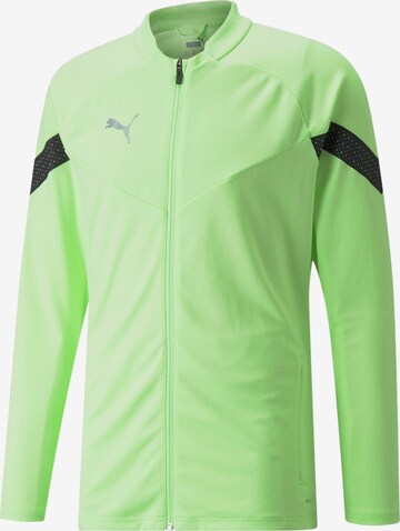 PUMA Training Jacket 'TeamFinal' in Green: front