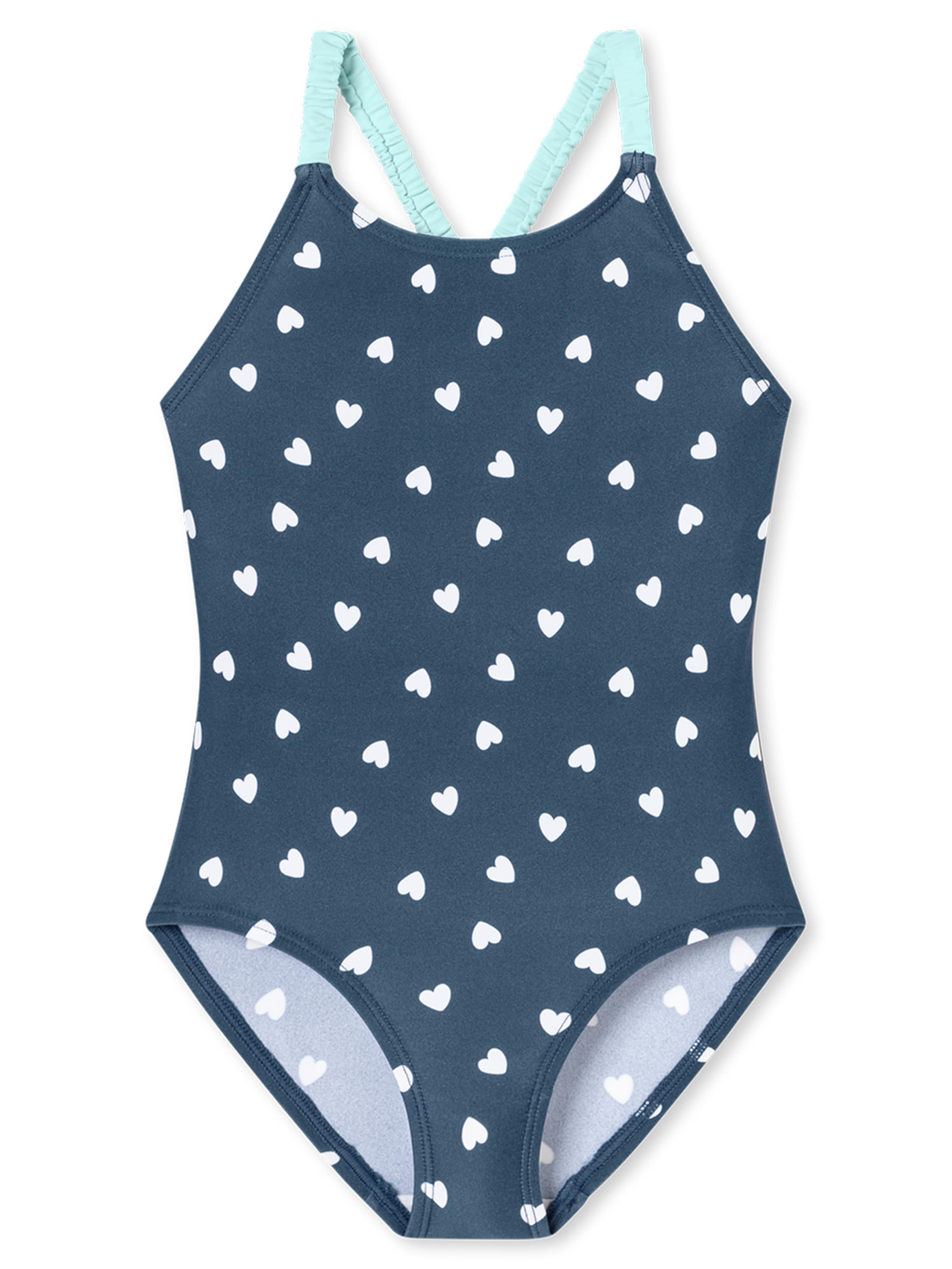 Maillot de bain ' Aqua Kids Girl ' SCHIESSER en bleu : devant