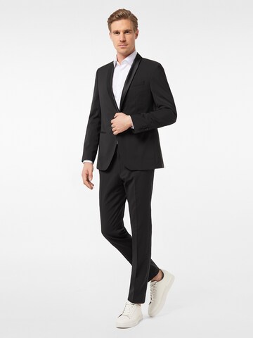 PIERRE CARDIN Regular fit Suit Jacket 'Futureflex Grant' in Black