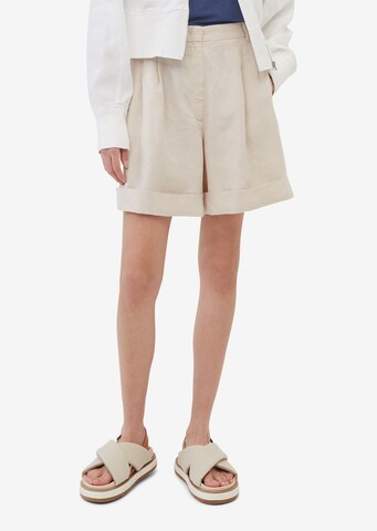 Marc O'Polo Loosefit Shorts in Beige: predná strana