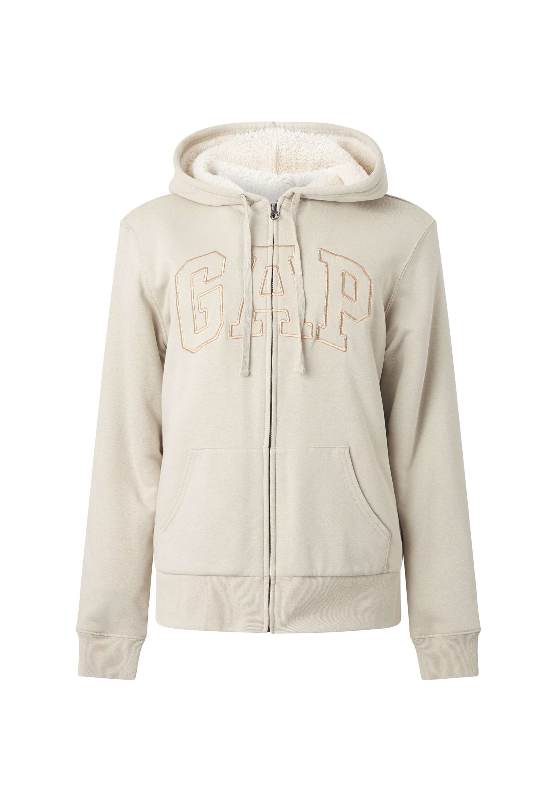Gap Tall Sweat jacket 'FRANCHISE HERITAGE' in White: front