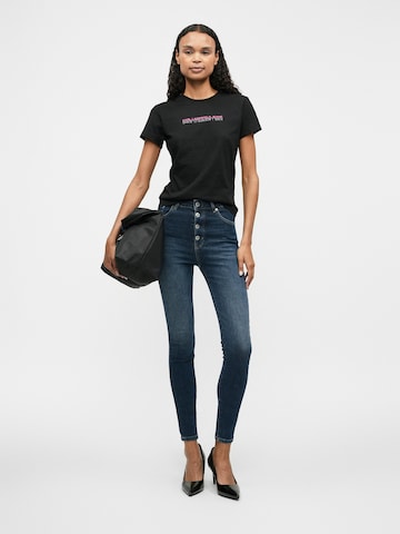 KARL LAGERFELD JEANS Тениска в черно