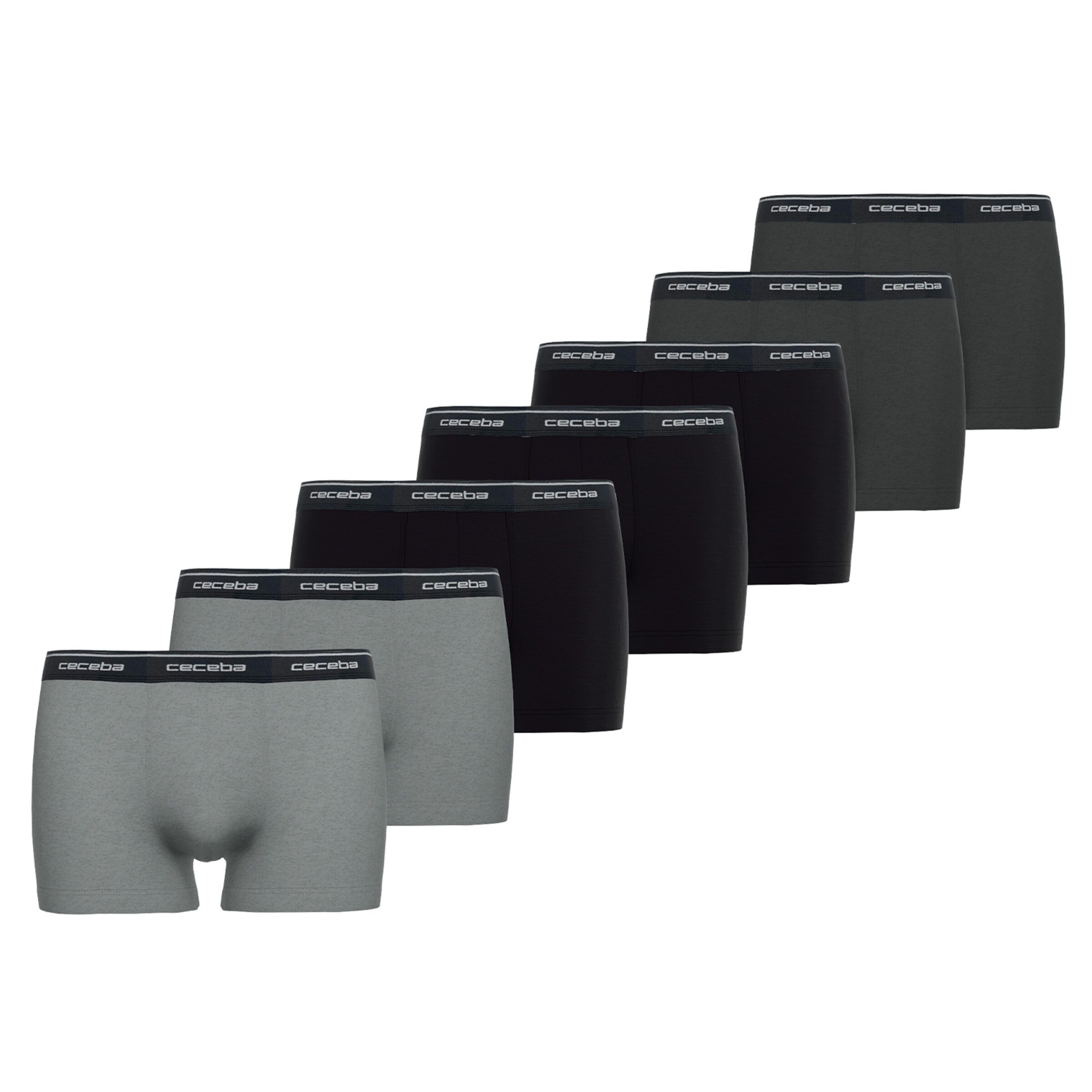 CECEBA Boxershorts in Grijs: voorkant