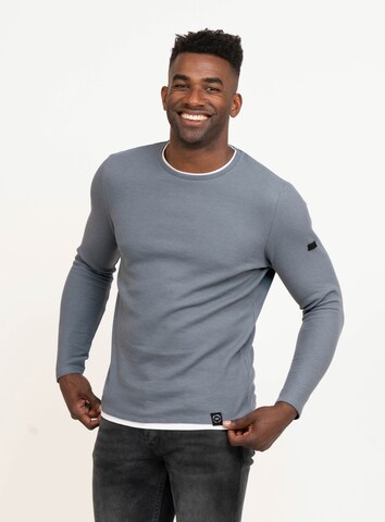 Key Largo - Pullover 'STEFANO' em azul: frente