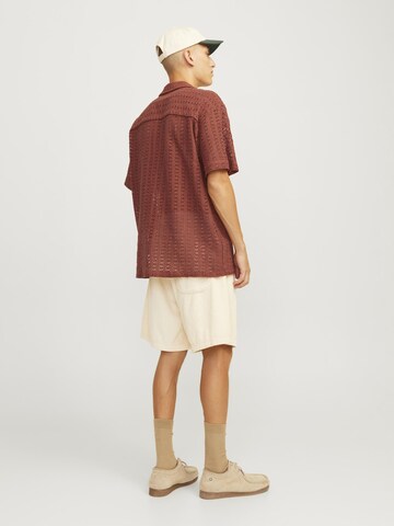 JACK & JONES Comfort Fit Skjorte i rød