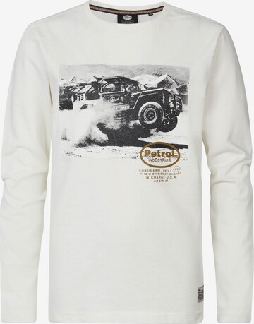 Petrol Industries Shirt 'Urbana' in Wit: voorkant