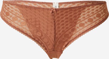 ESPRIT Tanga 'Modern Lace Par' – hnědá: přední strana