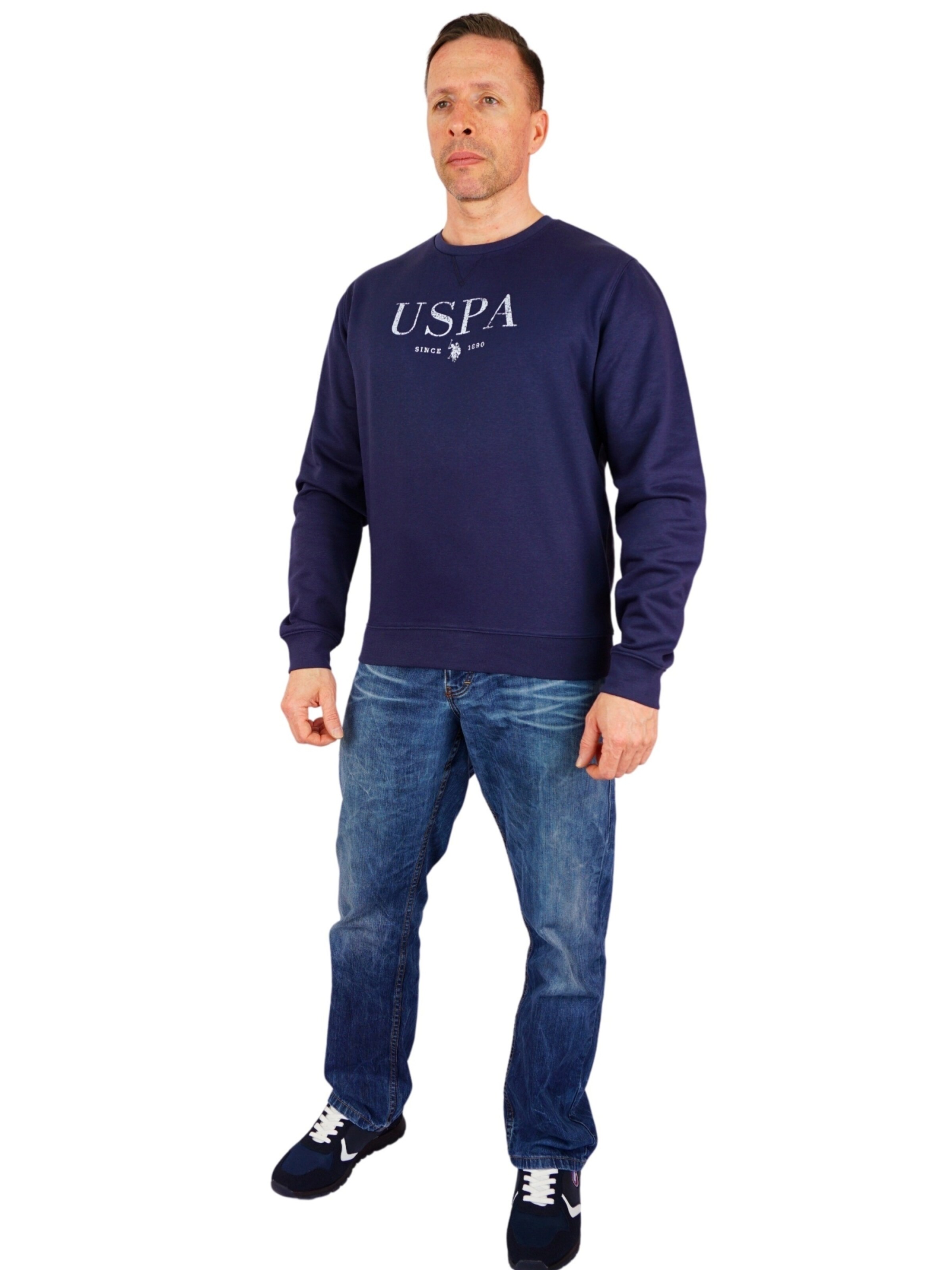 U.S. POLO ASSN. Sweatshirt in Blue