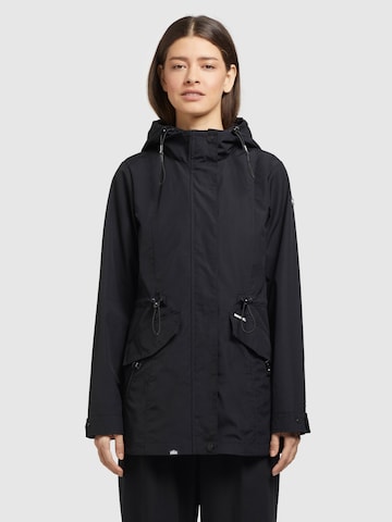 khujo Between-Seasons Parka in Black: front