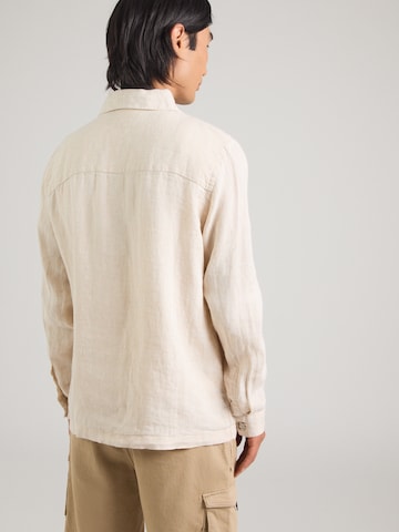 Fit confort Chemise Bruun & Stengade en beige