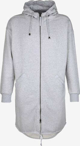 Gentle Rebels Zip-Up Hoodie in Grey: front