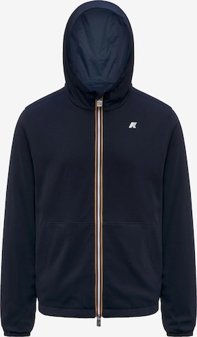 Veste mi-saison 'K-WAY JAKE DOUBLE INTERLOCK GIUBBINO' K-Way en bleu : devant