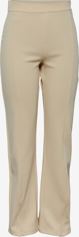 Y.A.S Flared Broek 'Rico' in Beige: voorkant