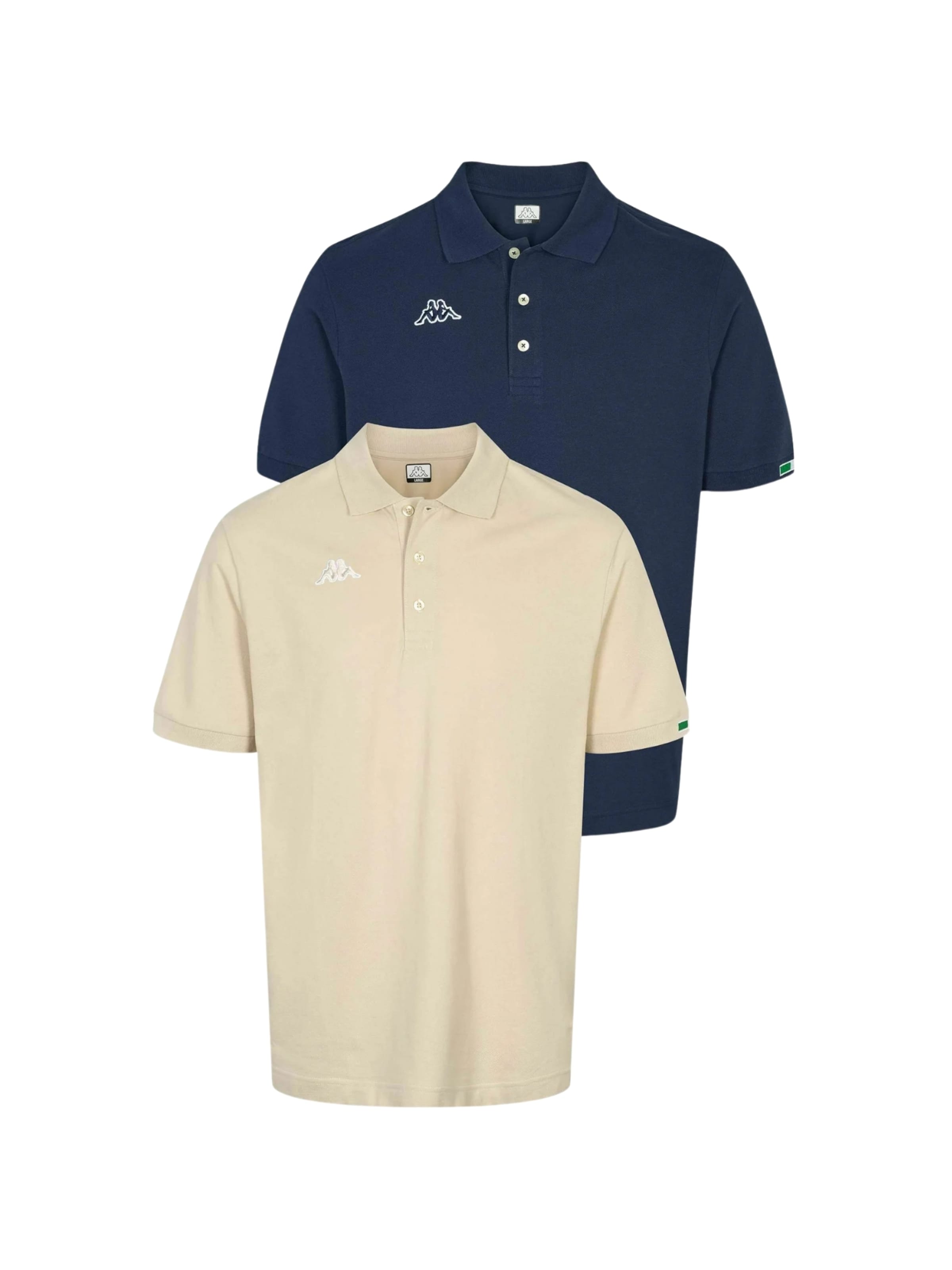 Coupe regular Chemise ' Logo Maltaxita ' KAPPA en bleu : devant